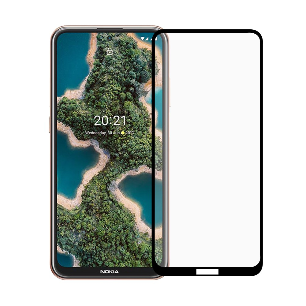 Nokia X10 / X20 - Hærdet beskyttelsesglas full glue med komplet dækning