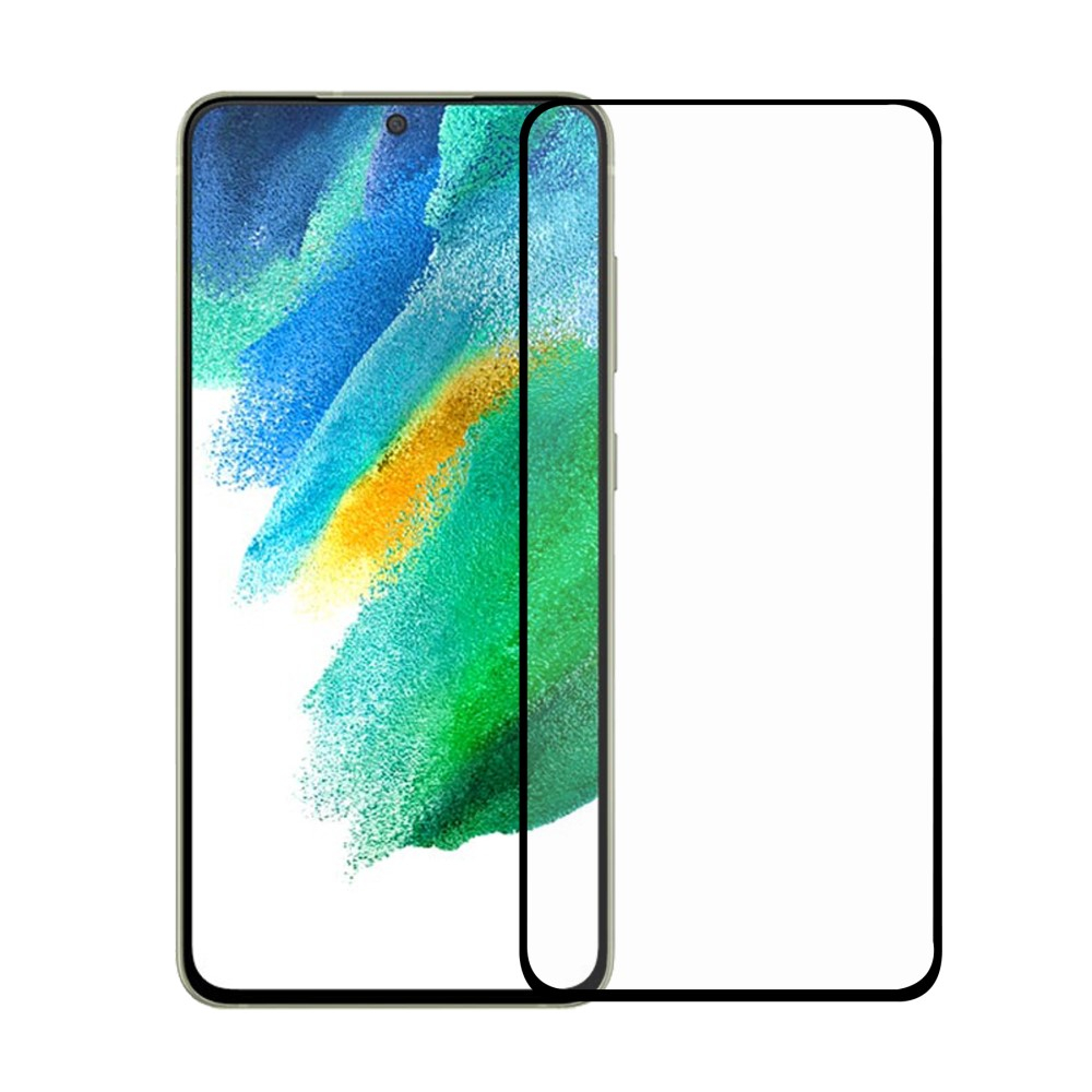 Samsung Galaxy S21 FE 5G - Premium hærdet beskyttelsesglas med komplet dækning