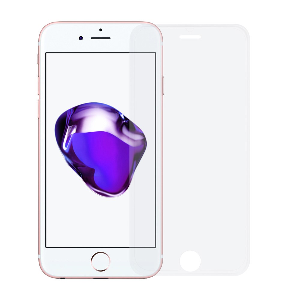 Iphone 8 plus/7 Plus - beskyttelsesglas 0,26mm. m/fuld dækning - Transparent
