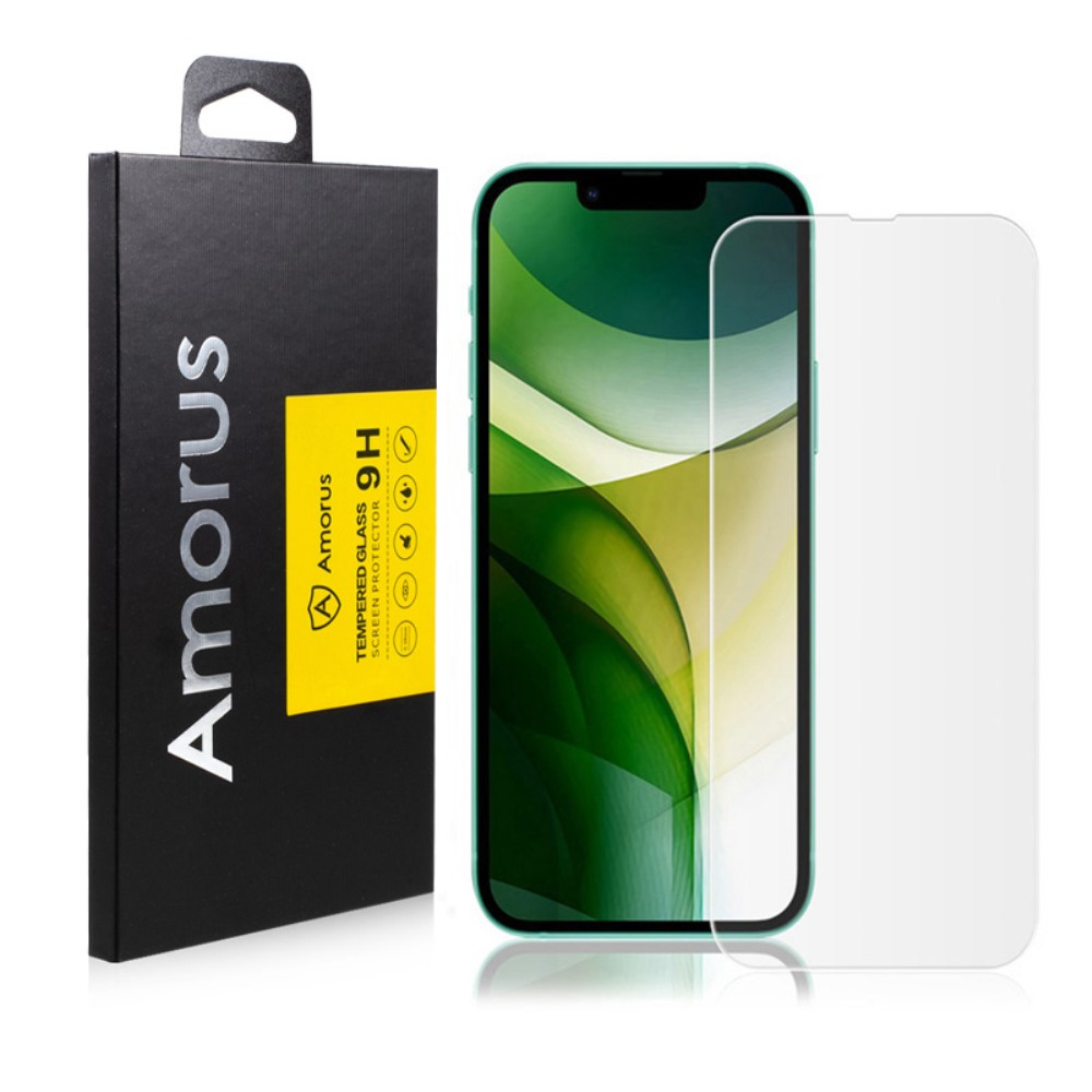 iPhone 13 / 13 Pro - AMORUS ultraklar hærdet beskyttelsesglas