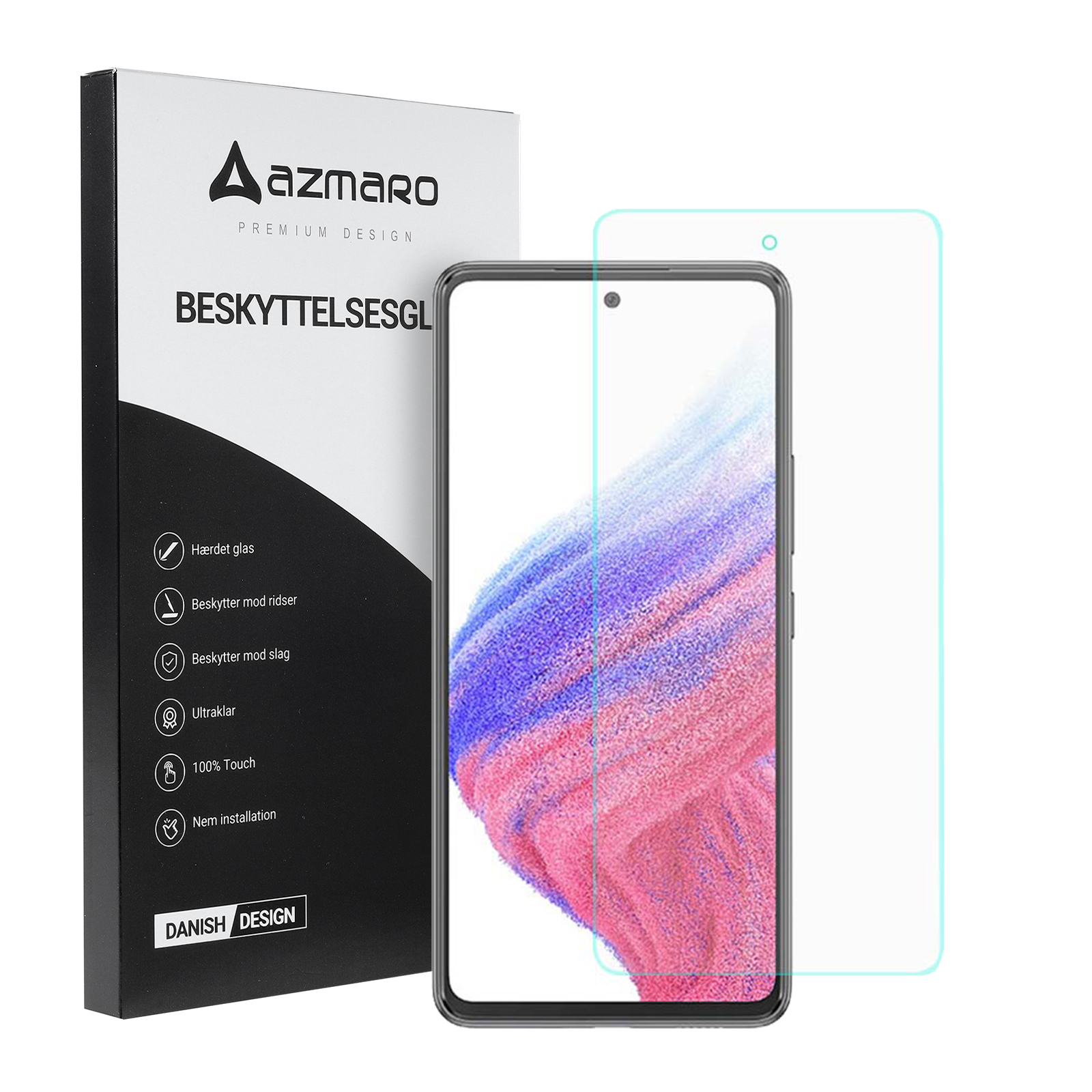 Samsung Galaxy A53 5G - Azmaro Ultra clear hærdet beskyttelsesglas - Transparent