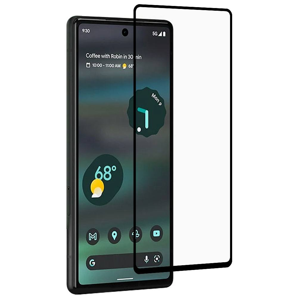 Google Pixel 6a - Premium hærdet beskyttelsesglas med komplet dækning