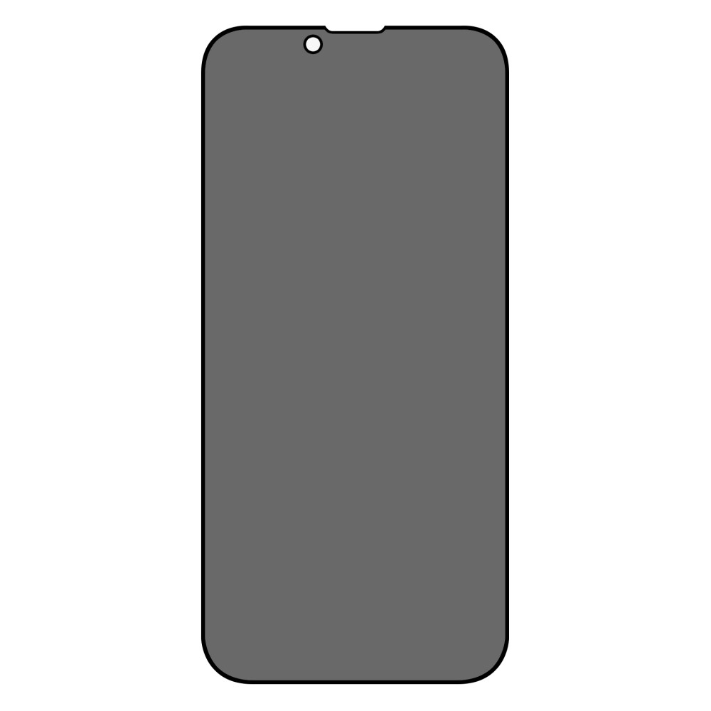 iPhone 14 - Anti-Spy Privacy Hærdet beskyttelsesglas med komplet dækning