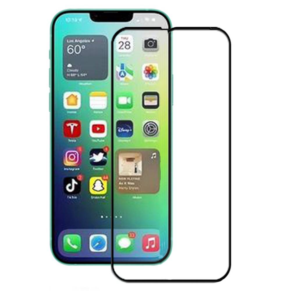iPhone 14 - AMORUS premium hærdet beskyttelsesglas med komplet dækning