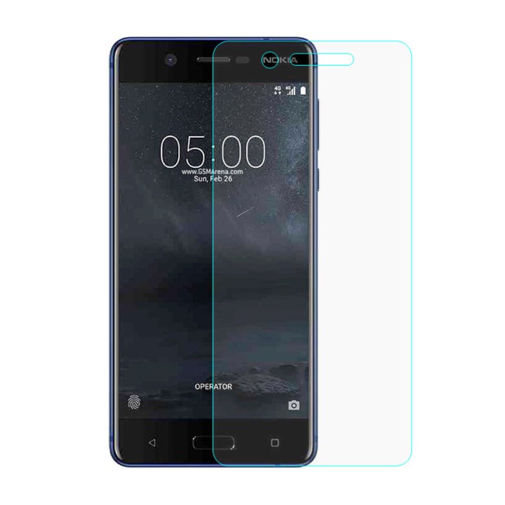 Nokia 5 - Hærdet beskyttelsesglas 0,3 mm. med Arc Edge