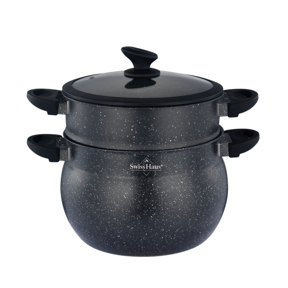 Swiss Haus - Couscous Dampgryde ø28cm / 13 L - Alle typer komfur - Lausanne Collection