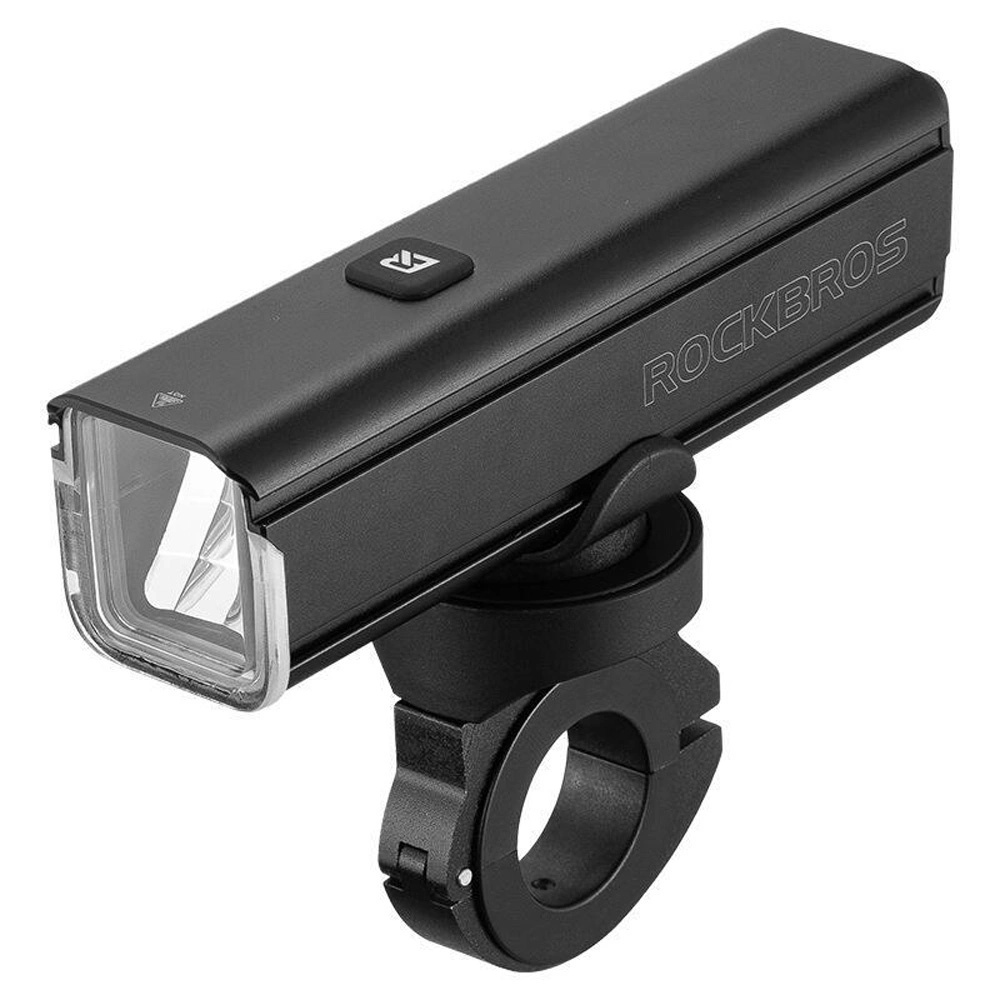 Rockbros 24610002001 Forlygte til cykel 1000 lm + USB-C - USB-A kabel - Sort