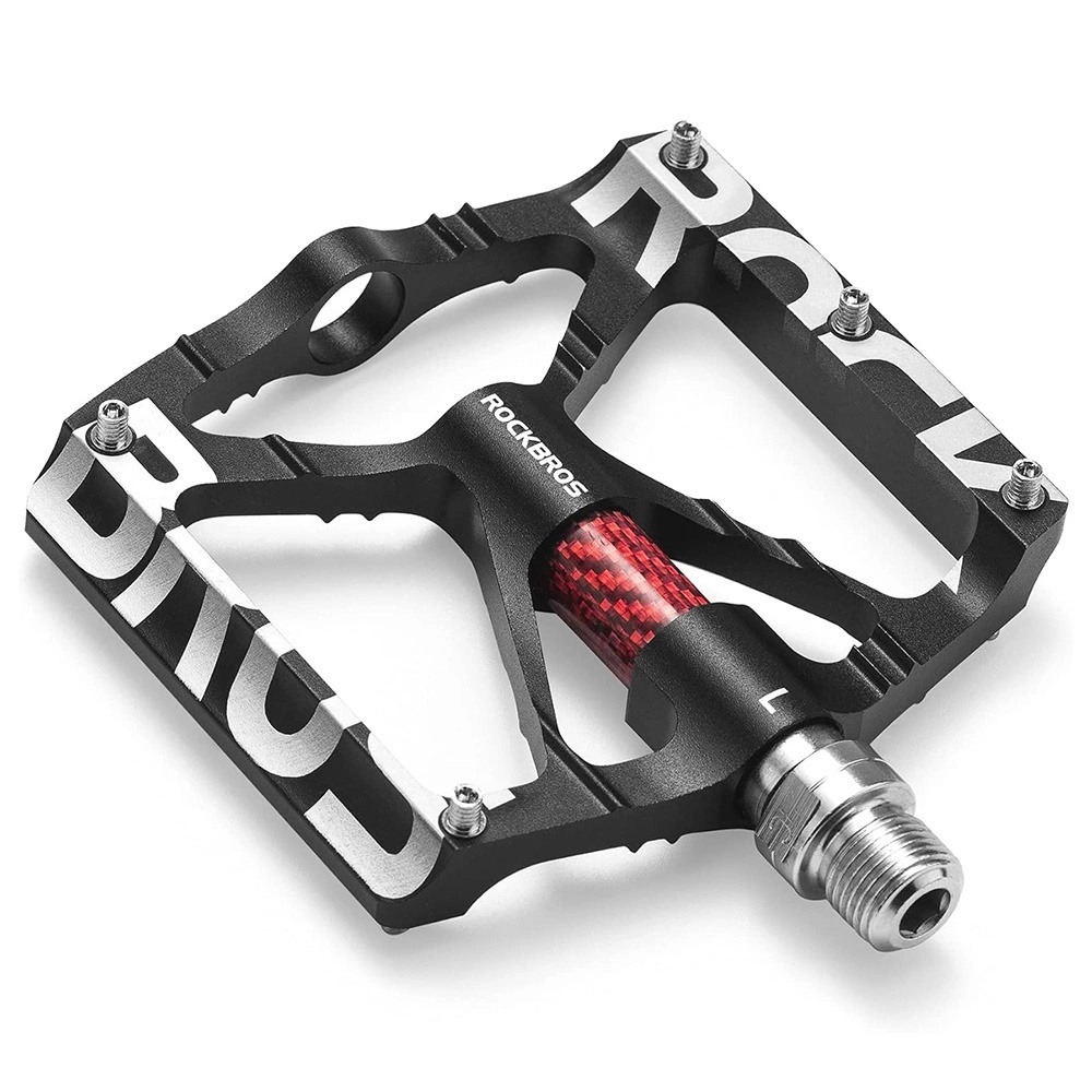 RockBros sæt med cykelpedaler 37213071001 i aluminiumslegering - sorte