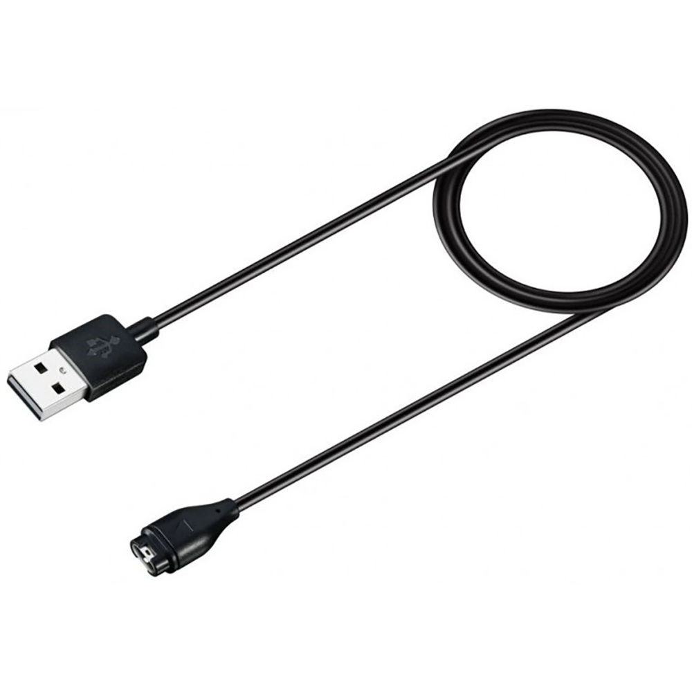 Magnetisk USB-A opladerkabel til Garmin smartwatch - 1m - Sort