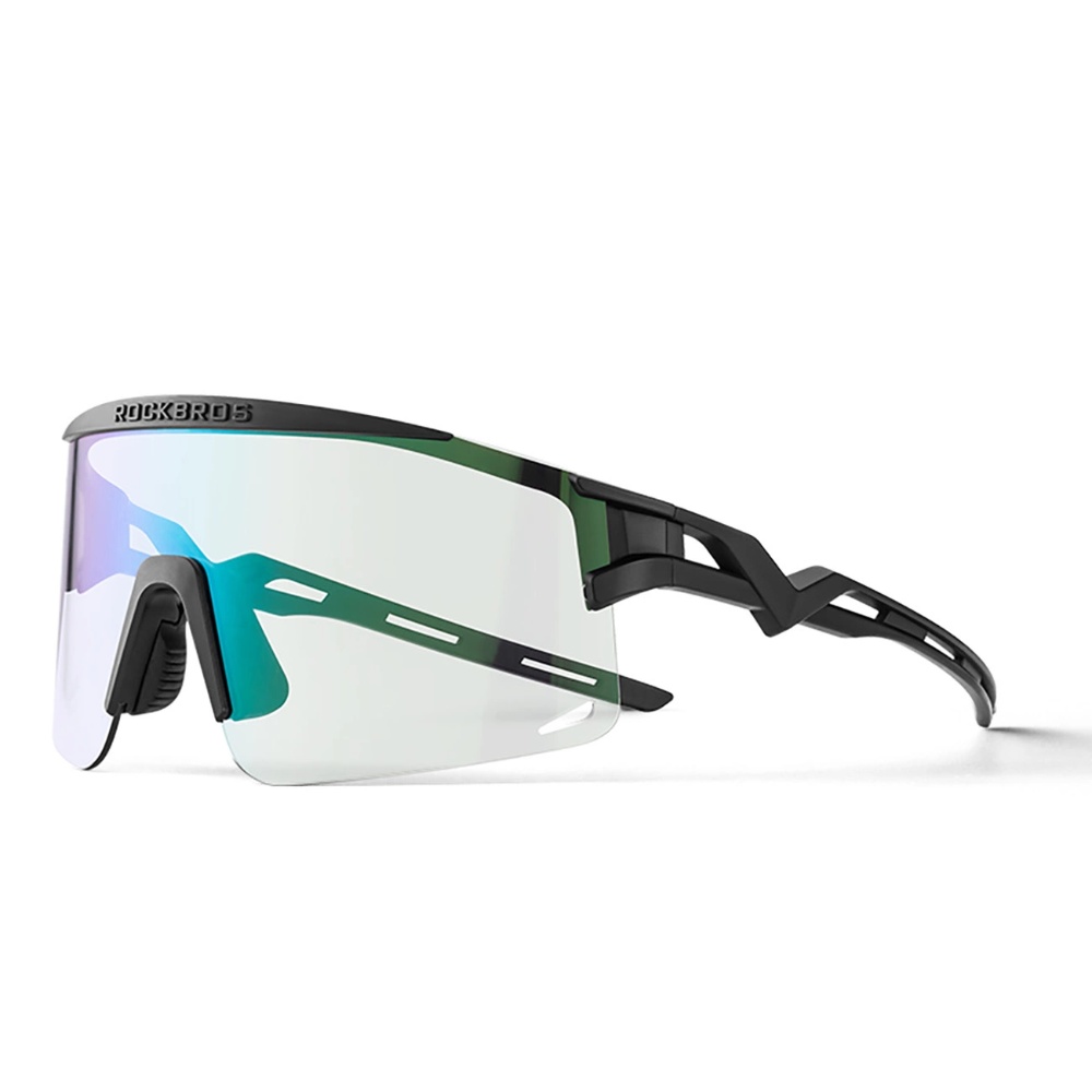 Rockbros Photochromic Cycling Glasses with UV Protection and Corrective Insert - Black