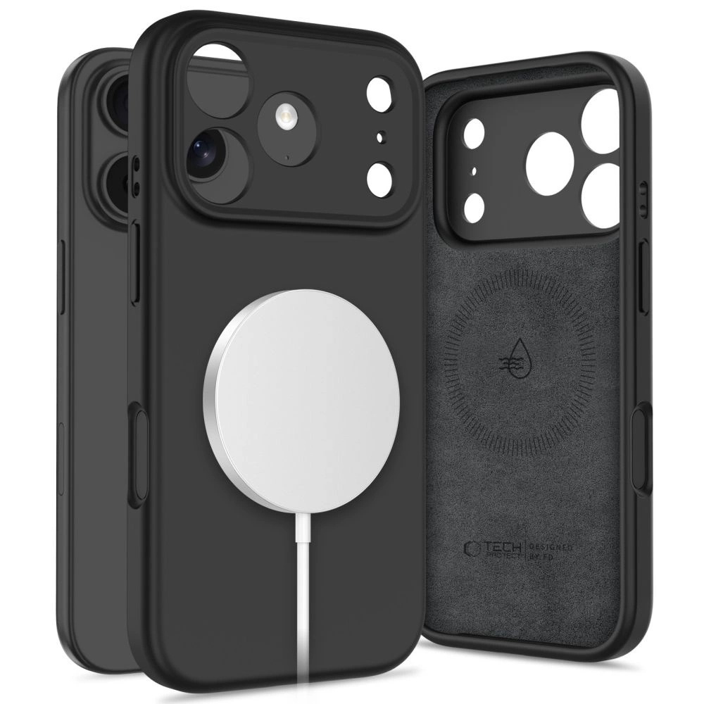iPhone 17 Pro Max / 18 Pro Max - Tech-Protect Magsafe kompatibelt cover - Sort