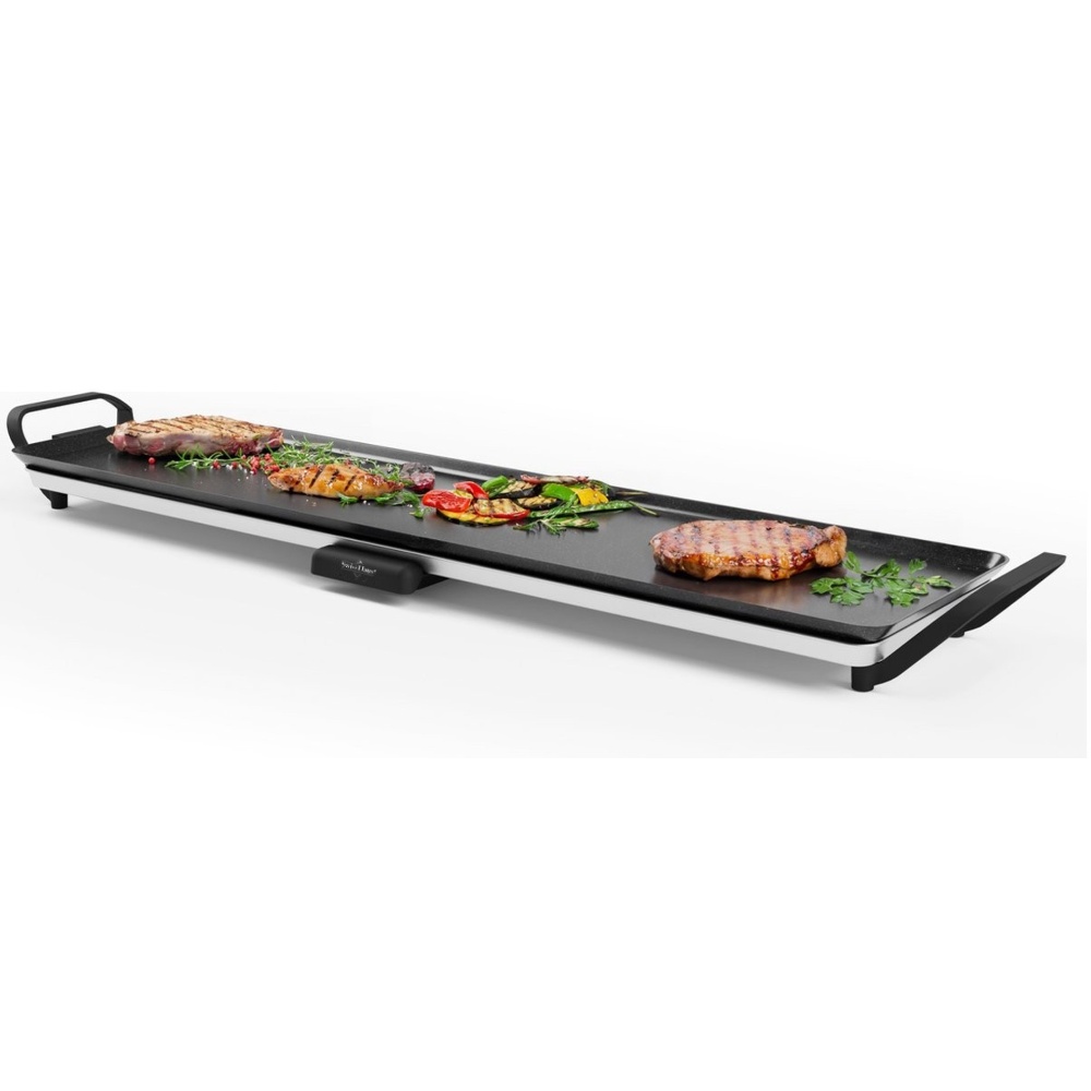 Swiss Haus bordgrill / Tepeniyaki Grill - 2000W - non-stick - str. 90x23cm