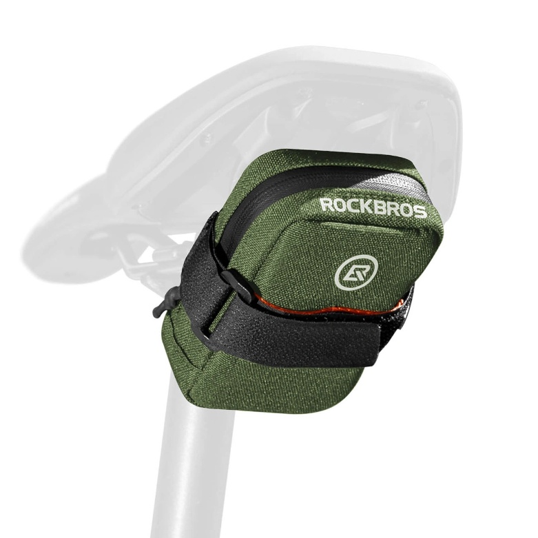 RockBros Torba podsiodlowa Rockbros F006 mala, kolor wojskowa zielen