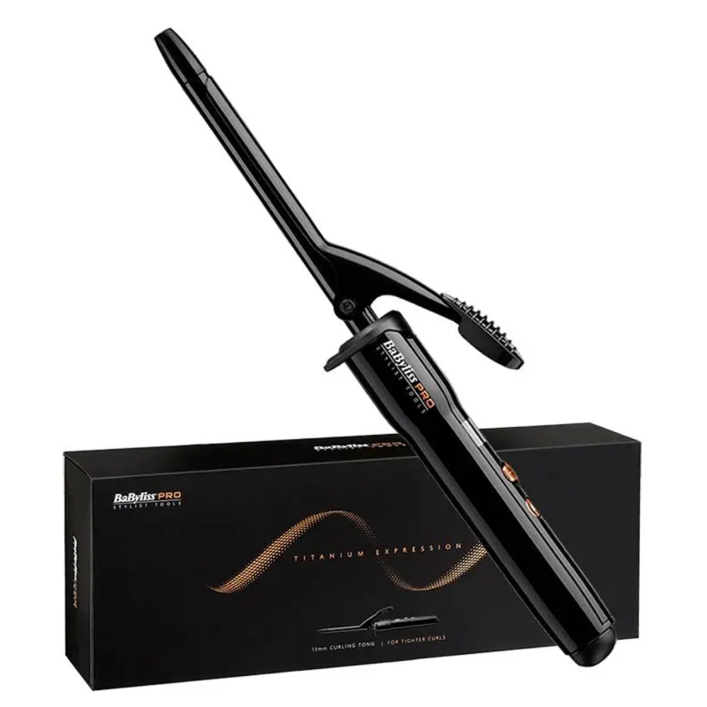 BaByliss PRO Titanium Expression krøllejern 13mm - Sort