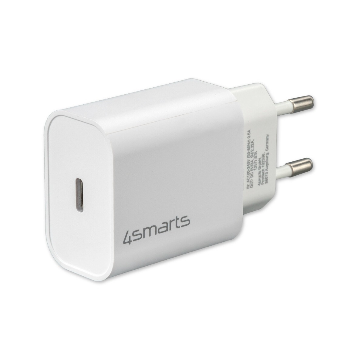 Voltplug USB-C PD HURTIG oplader / adapter - 20W / 3A - Hvid