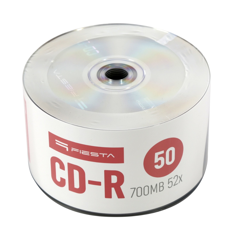 Fiesta CD-R 700MB (80 min) 52X - Spindle 50 stk.