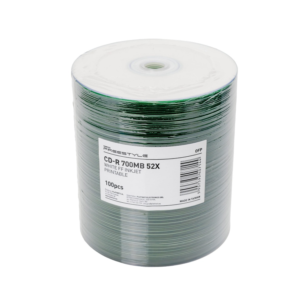 100-Pak Freestyle CD-R / 700MB / Speed 52X