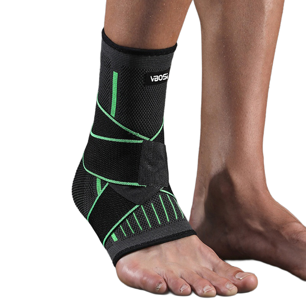 Ankel støttebind & Bandage med justerbare stropper - Str. XL - Grøn