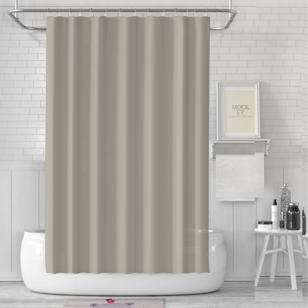 Badeforhæng CS PEVA 180x180 cm - Beige