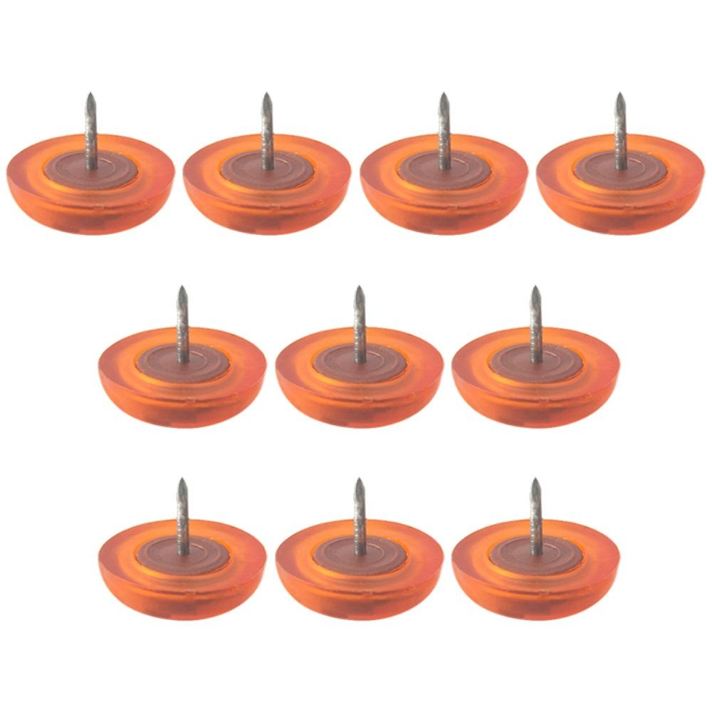 Glidesøm i PVC Ø21cm - Sæt med 10 stk. - Orange