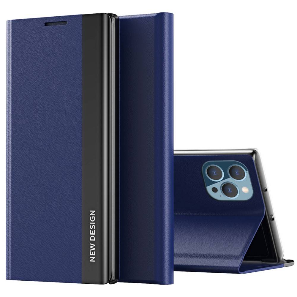 iPhone 14 Pro Max - Slim læder flip cover - Safir