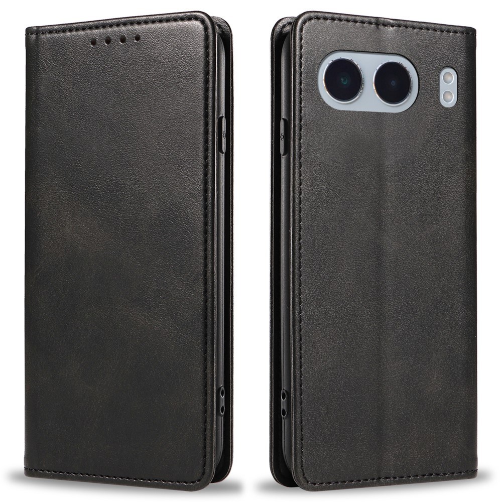 OnePlus Nord 4 - Flip læder cover - Sort