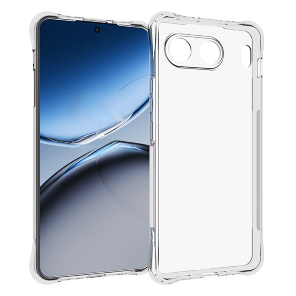 OnePlus Nord 4 - Ultratyndt shockproof gummi cover - Transparent