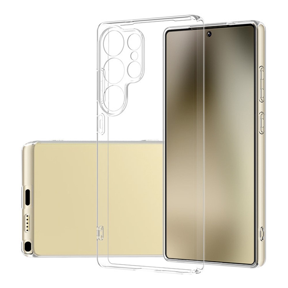 Samsung Galaxy S25 Ultra - Shockproof gummi cover - Transparent