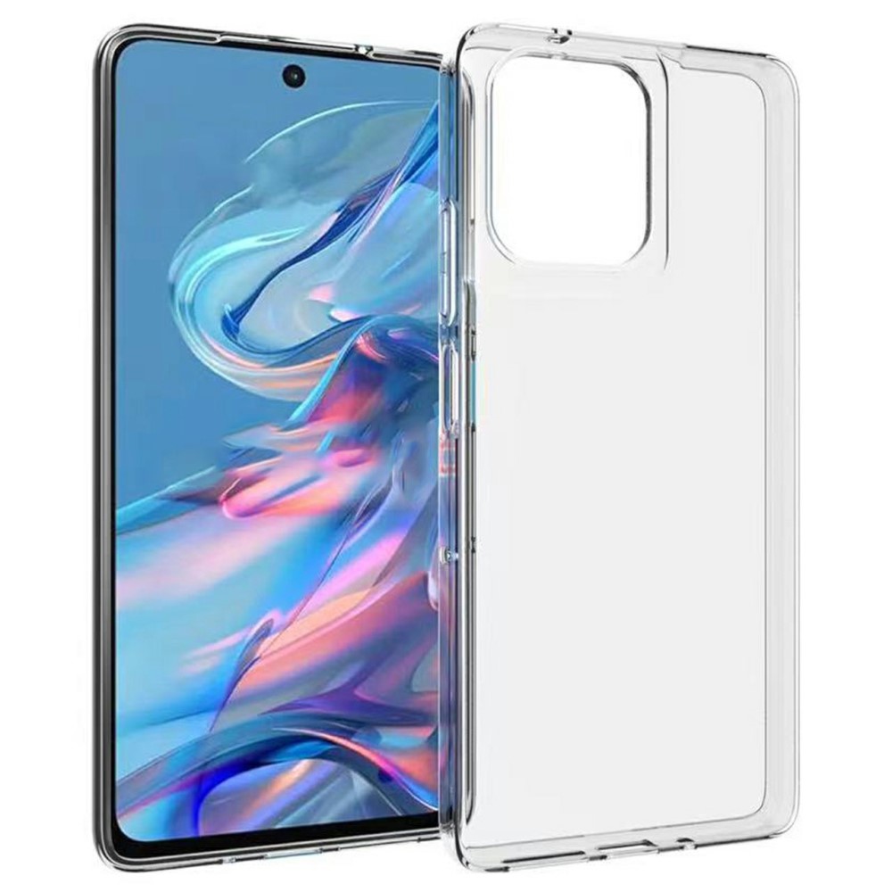 Motorola G75 - Shockproof gummi cover - Transparent