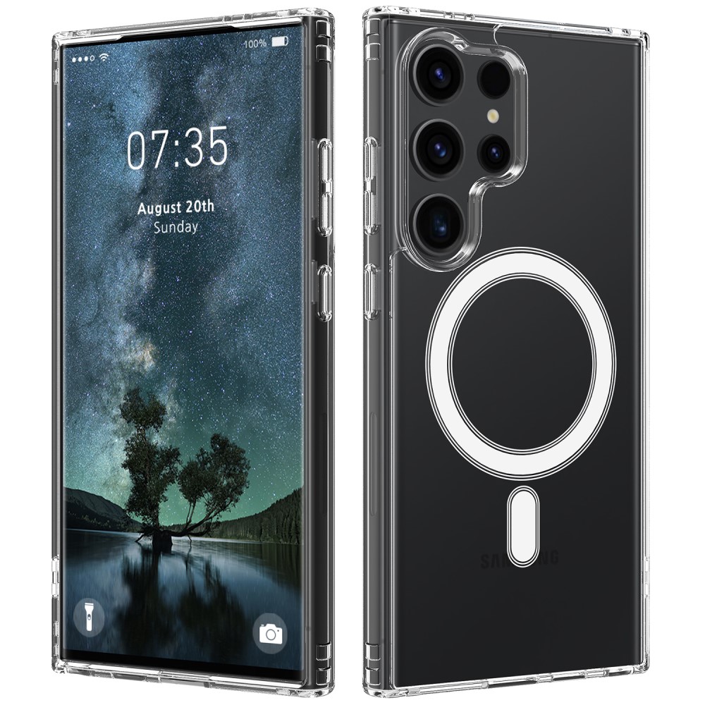 Samsung Galaxy S25 Ultra - Magsafe kompatibel Hybrid cover - Transparent