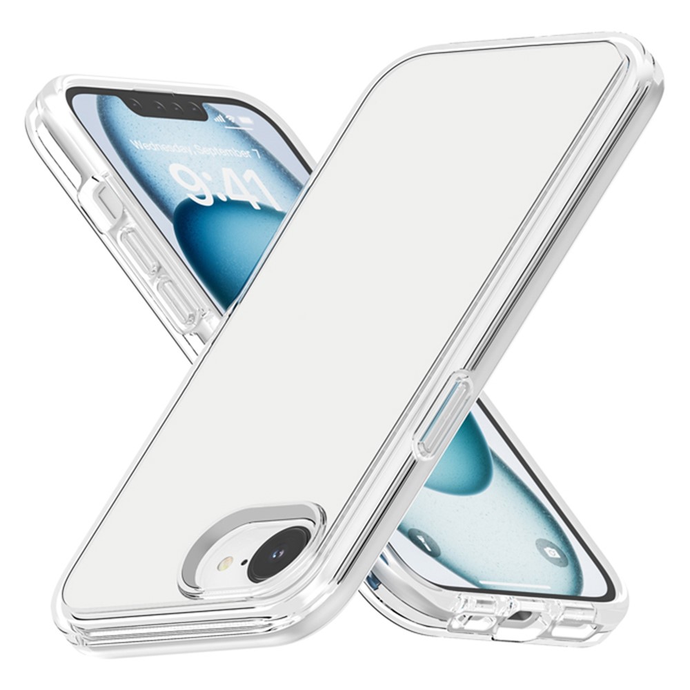 iPhone 17e / 16e - Slim shockproof hybrid cover - Transparent