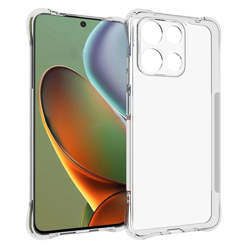 Motorola G15 4G / Moto G15 Power- Shockproof gummi cover - Transparent