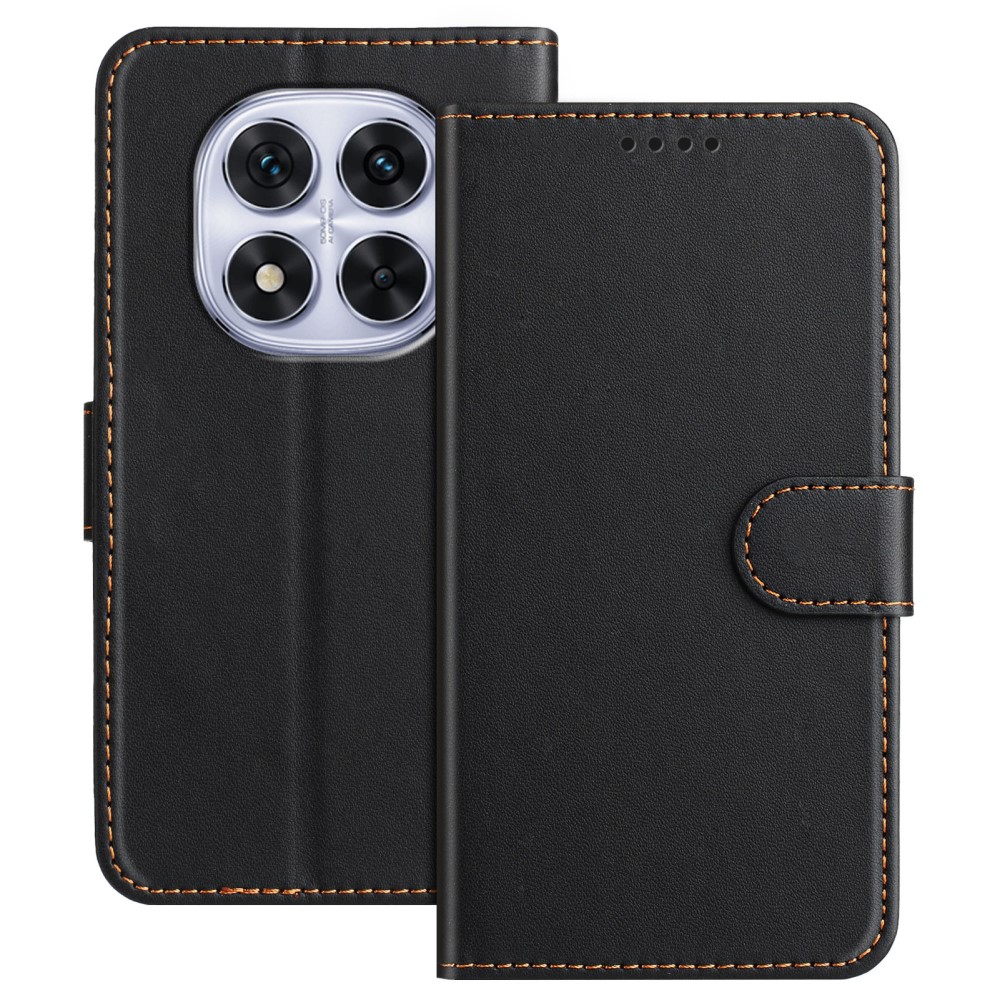 Xiaomi Redmi Note 14 Pro Plus 5G / Note 14 Pro 5G - Læder cover / pung - Sort