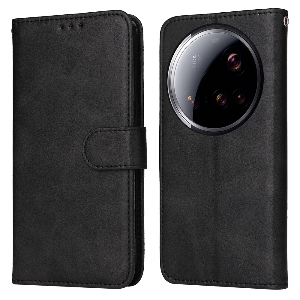Xiaomi 15 Ultra - Læder cover / pung - Sort