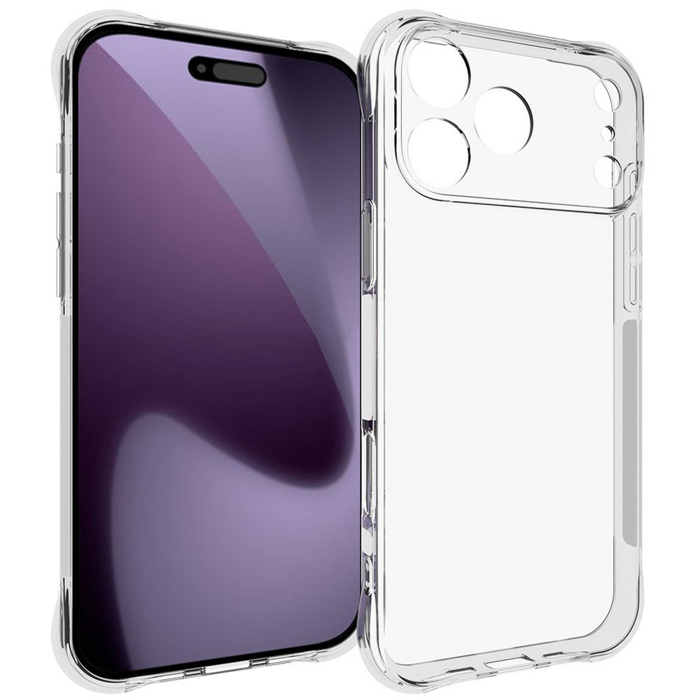 iPhone 17 Pro Max / 18 Pro Max- Slim gummi cover - Transparent
