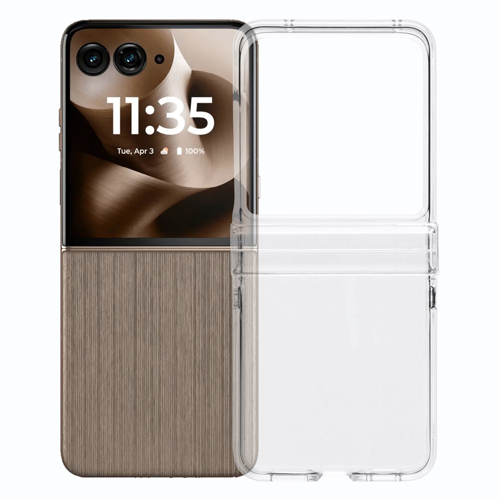 Motorola Razr 70 Ultra / 60 Ultra - Shockproof crystal clear hard cover