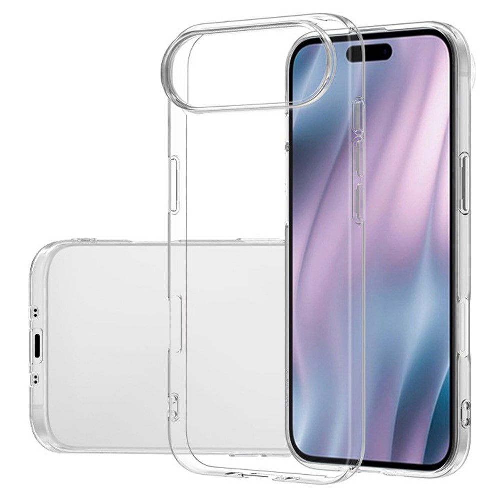 iPhone 17 Air - Shockproof gummi cover - Transparent
