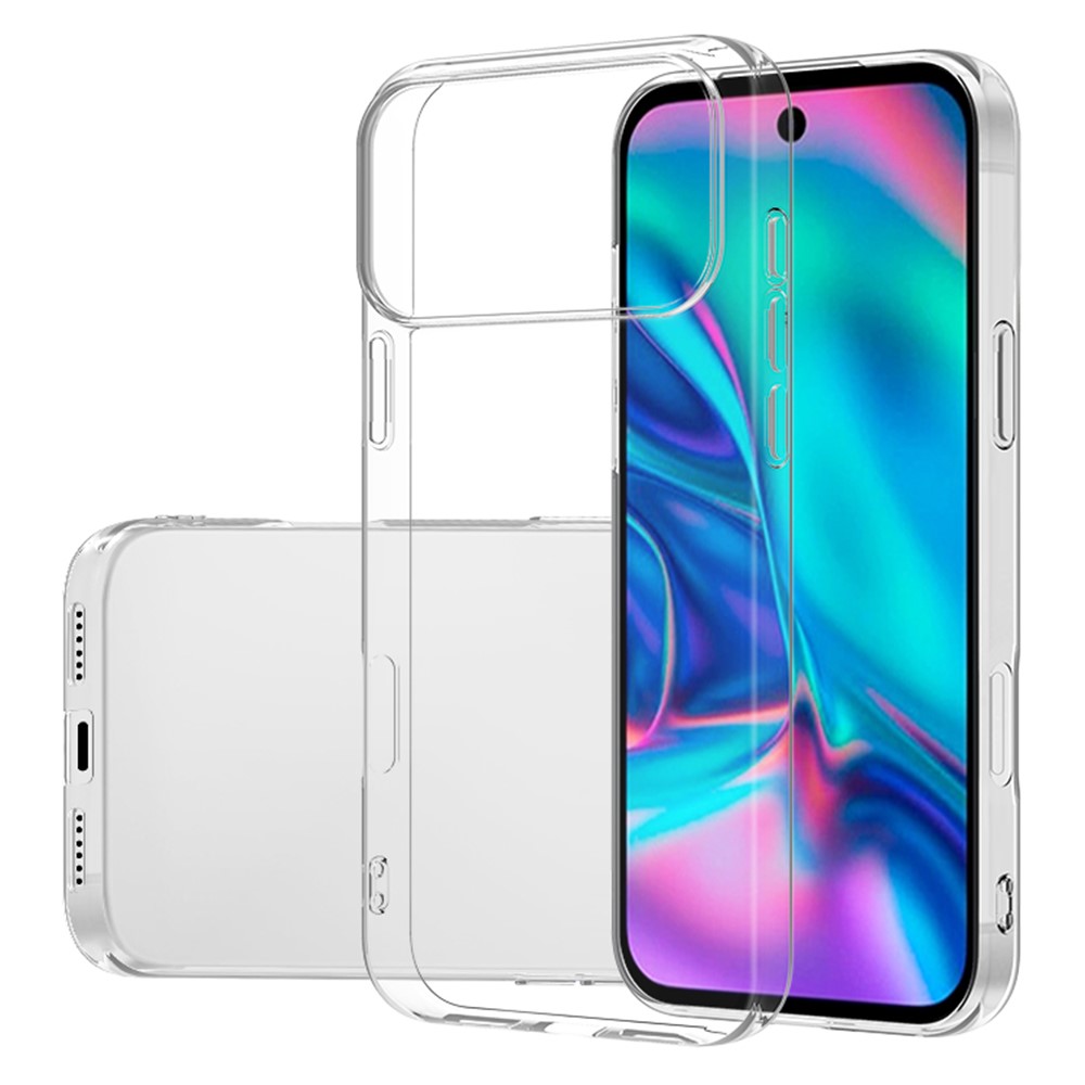 iPhone 17 Pro Max / 18 Pro Max - Slim fit gummi cover - Transparent
