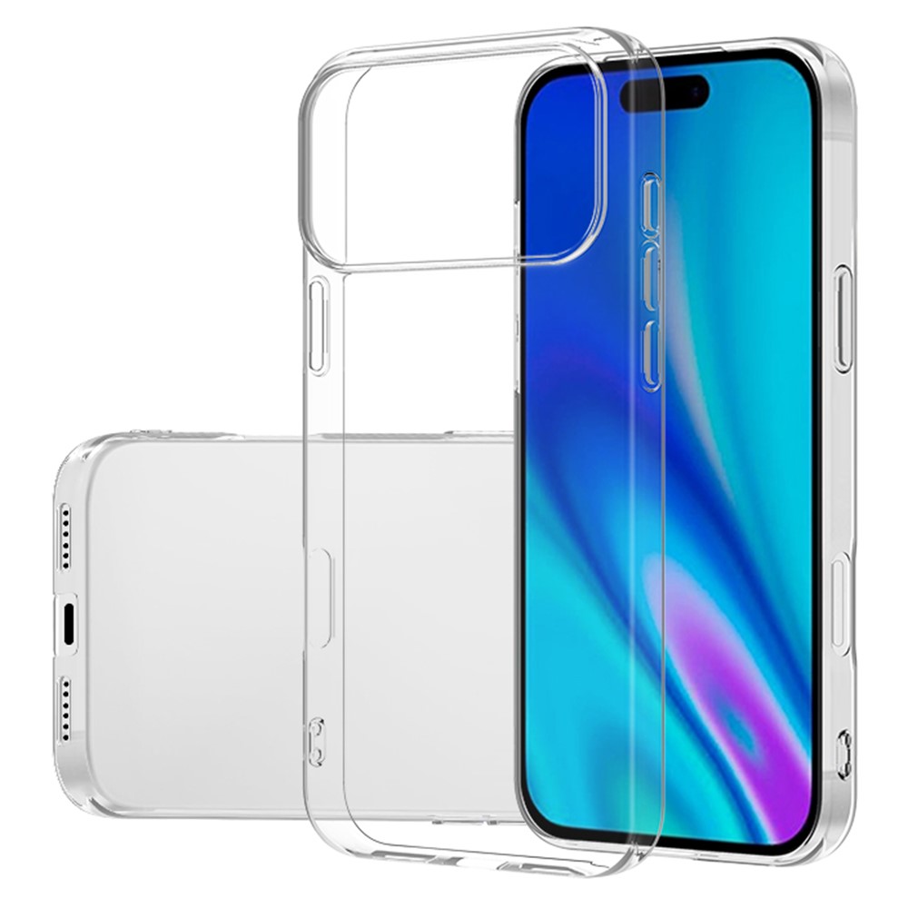 iPhone 17 Pro / iPhone 18 Pro - Slim fit gummi cover - Transparent