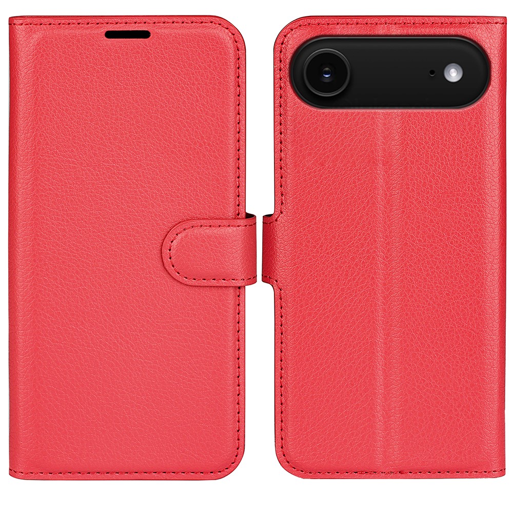 iPhone 17 Air - Læder cover / pung - Rød