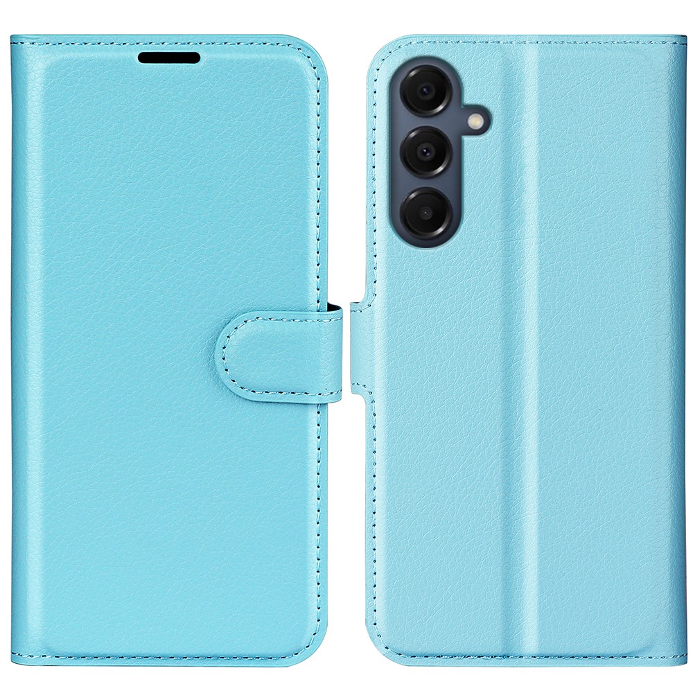Samsung Galaxy A17 5G - Læder cover / pung - Blå