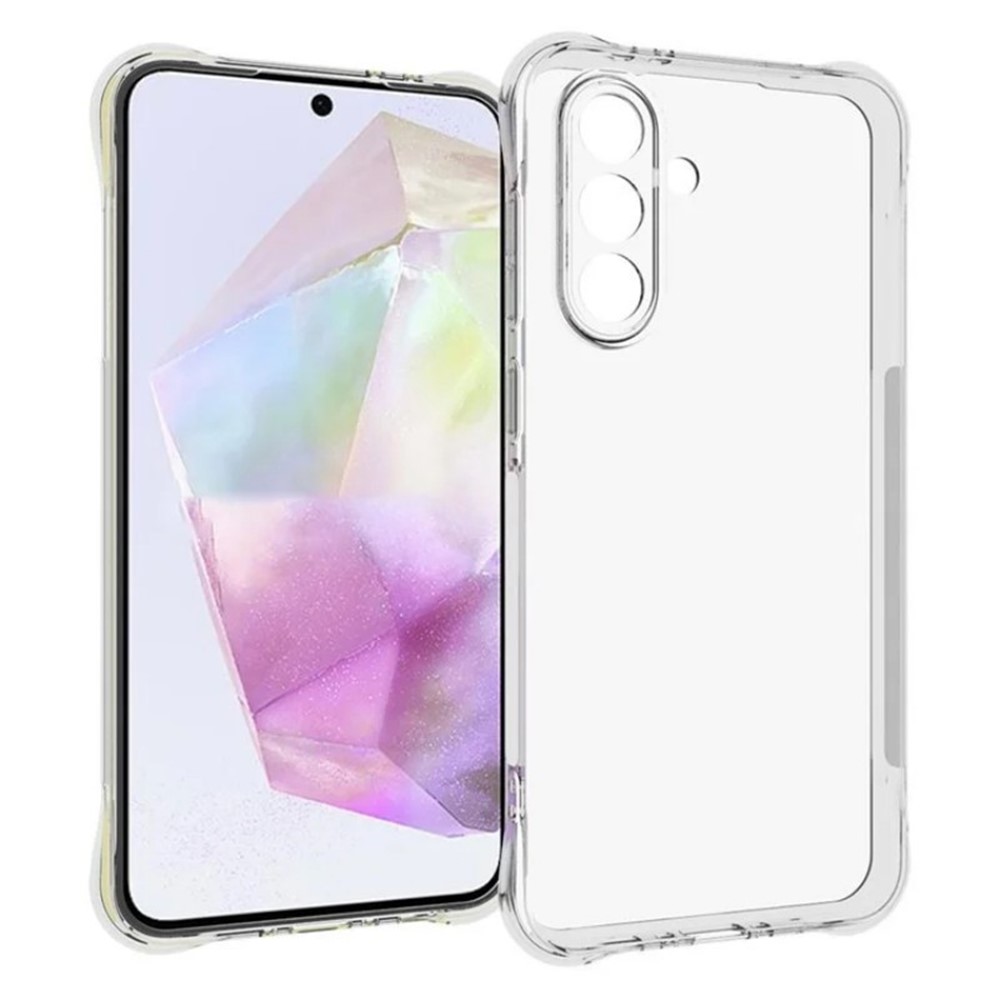 Samsung Galaxy A56 5G - Shockproof gummi cover - Transparent