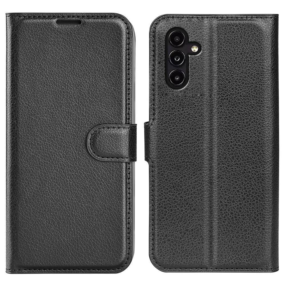 Samsung Galaxy A14 5G - Læder cover / pung - Sort