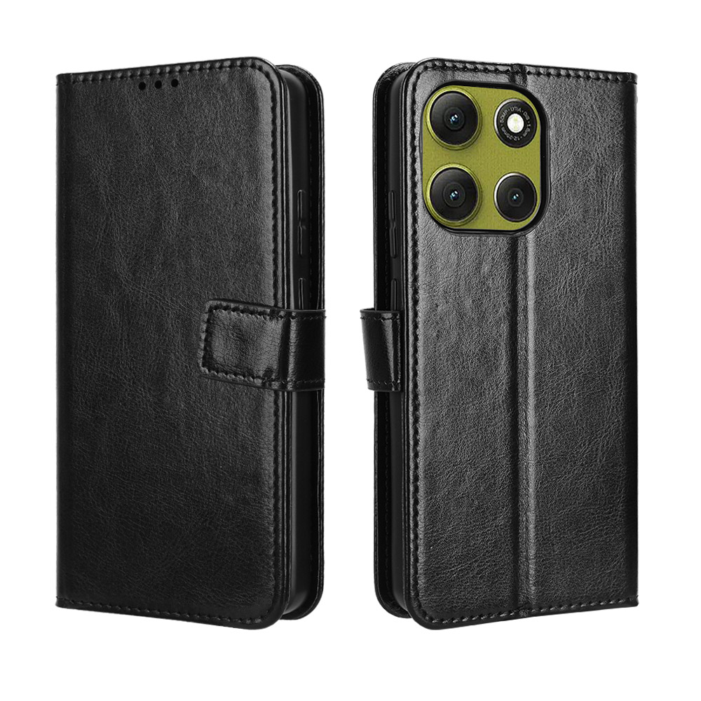 Motorola G86 Power - Læder cover / pung - Sort