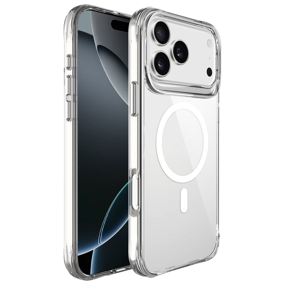 iPhone 17 Pro Max / 18 Pro Max - Slim shockproof gummi cover - Magsafe kompatibel - Transparent