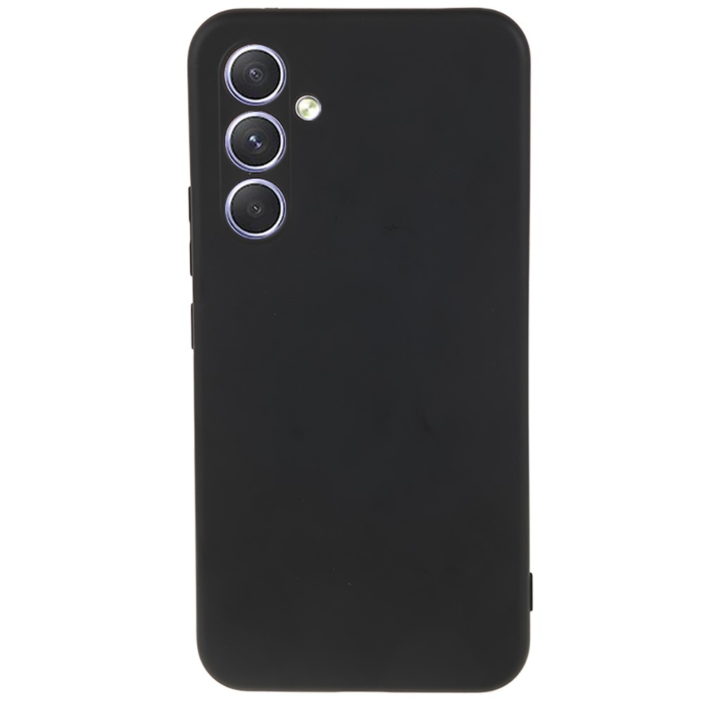 Samsung Galaxy S25 FE - Slim fleksibel silikone cover - Mat sort