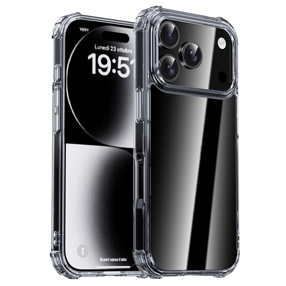 iPhone 17 Pro Max / 18 Pro Max - Shockproof gummi cover 1.5mm - Transparent