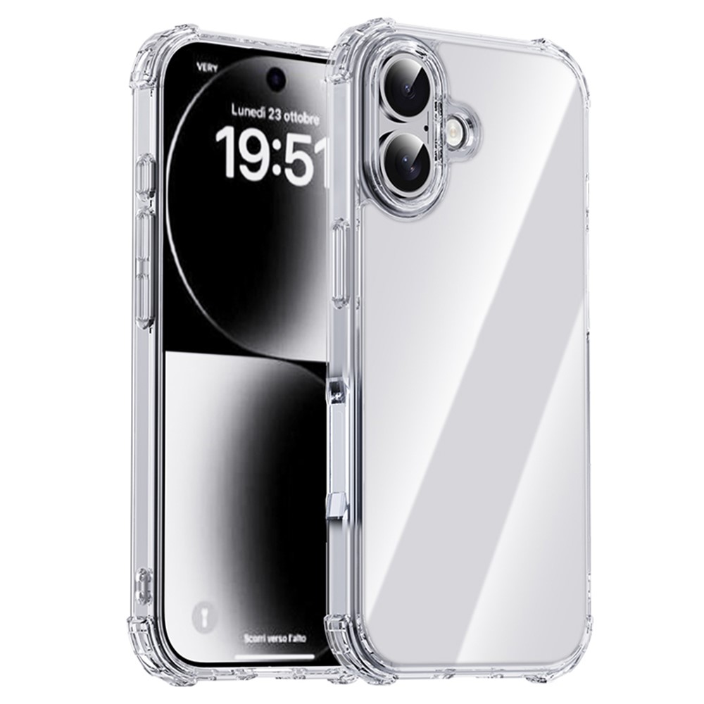 iPhone 17 - Shockproof gummi cover 1.5mm - Transparent