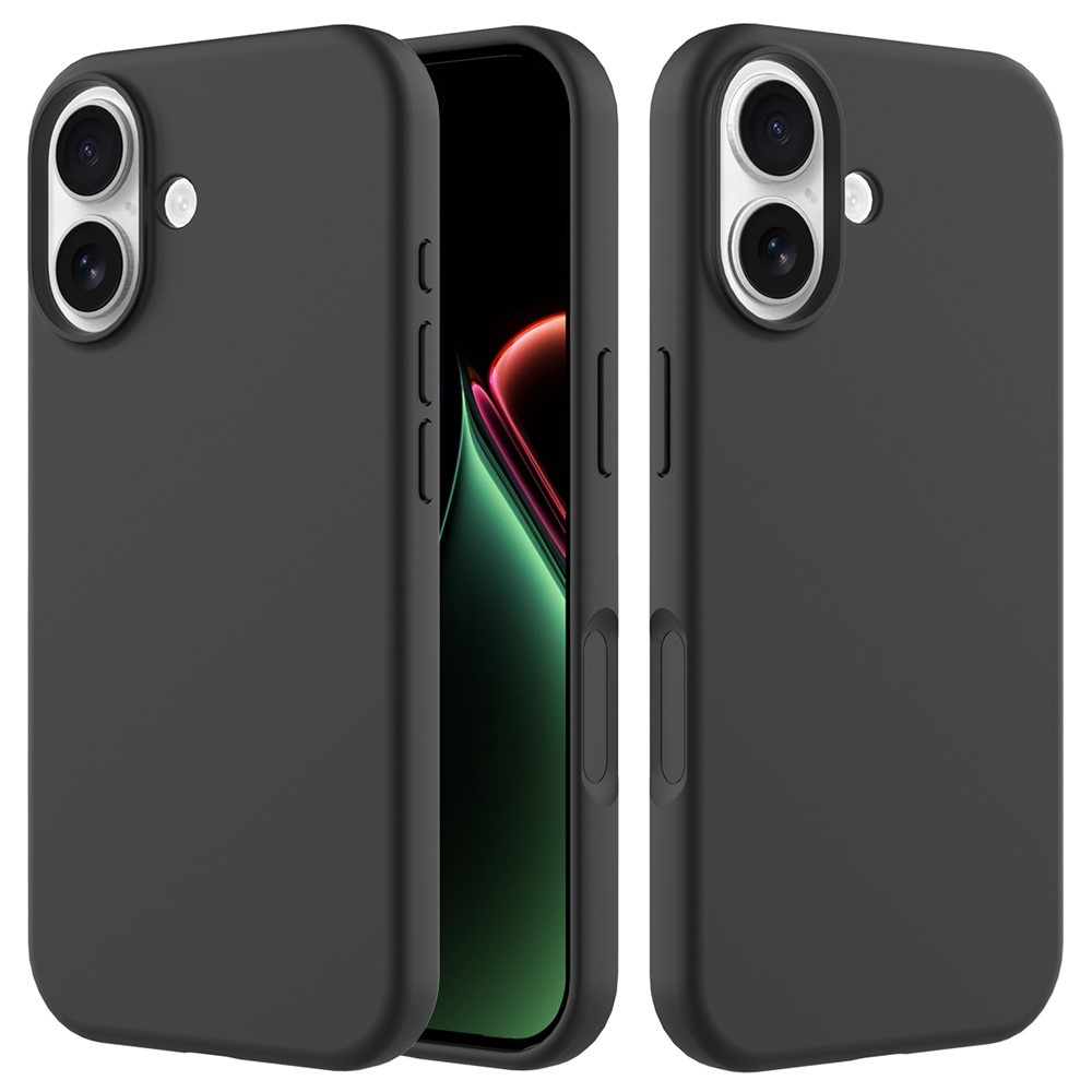 iPhone 17 - Azmaro Tyndt Silikone cover - Sort