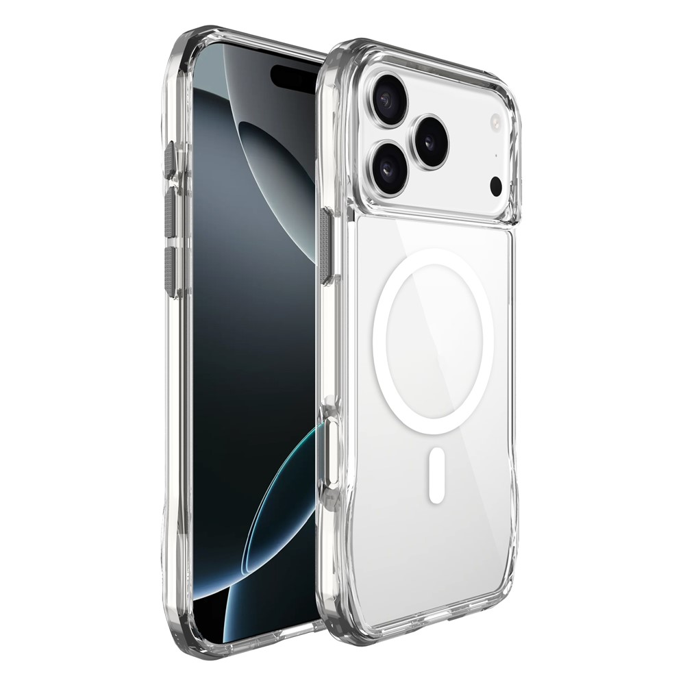 iPhone 17 - Slim shockproof gummi cover - Magsafe kompatibel - Transparent
